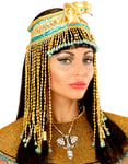 Kleopatra Pannband med Orm och Pärlor