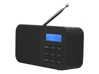 Denver Dab-42 - Bærbar Dab-Radio - 1 Watt - Svart