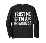 Kombucha Brewing Brewologist Tea Brewer Kombucha Long Sleeve T-Shirt