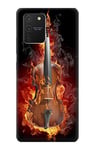 Fire Violin Case Cover For Samsung Galaxy S10 Lite