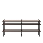 Carl Hansen - BM0253 150 x 60 cm, Oljad Valnöt - Hyllsystem - Børge Mogensen - Träfärgad - MDF/Metall/Trä