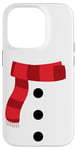 Coque pour iPhone 14 Pro Joli costume de bonhomme de neige blanc pour enfants et tout-petits