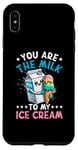 iPhone XS Max Funny Italian Food Milk Gelato Ice Cream Case