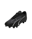 PUMA Homme Ultra Play FG/AG Chaussure de Football, Black Asphalt, 40.5 EU