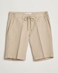 Briglia 1949 Linen/Cotton Drawstring Shorts Beige