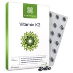 Healthspan Vitamin K2 75µg (60 Capsules) | for Bone and Blood Health | Contains 75 µg Vitamin K2 | Using a Pure, Active Form Called MK-7 | Supports Normal Blood clotting | Vegan