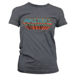 Hybris Masters Of The Universe Washed Logo Tjej T-shirt (S,Dark-Heather)