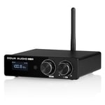 HIFI Digital Amplifier w/Bluetooth 5.1 FM Radio Speaker Receiver for Home Stereo