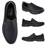 Skechers Men's Black Garton Venco Leather Loafers Size UK 7 / EUR 41 / 26cm...