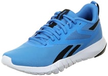 Reebok Men's FLEXAGON Force 4 Training Shoes, Kinetic Blue/Black/Footwear White, 5.5 UK