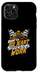 Coque pour iPhone 11 Pro Courses de karting Go Karting Go Kart Racer Go Kart Racing Go Kart