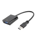 Usb 3.0 To Vga Adapter Cable 1920X1080 Video Converter 5.0Gbps For W Set