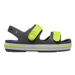 Crocs Unisex Kids Crocband Cruiser Sandal T, Slate Grey Acidity, 9 UK Child