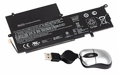 amsahr PK03XL-05 Ersatz Batterie für HP PK03XL, Spectre X360 13-4000, 13T-4000 (11.4V, 56Wh) Umfassen Mini Optische Maus schwarz