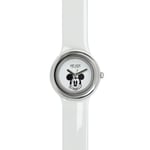 Wristwatch HIP HOP MICKEY METAL HWU0920 Small 32mm Silicone White Mickey Mouse