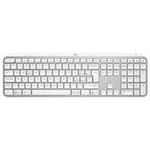 Logitech MX Keys S tastiera RF senza fili + Bluetooth QWERTY Italiano Alluminio, Bianco