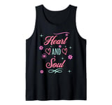 Positive Mindfulness Valentine Romantic Heart And Soul Tank Top