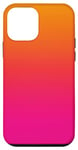 Coque pour iPhone 12 mini Dégradé de couleur rose, orange, jaune