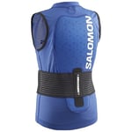 Salomon Flexcell Pro Vest Junior Back protection Ski Snowboarding MTN, Adaptable protection, Breathability, and Easy to adjust, Blue, JM