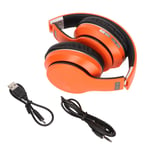 Casque Bluetooth ELB4 Écouteurs sans fil pliables multifonctions pour jeux sportifs (orange)