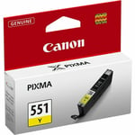 Genuine Canon CLI-551 Yellow CLI-551Y Ink Cartridges -PIXMA MX725 Printers BOXED