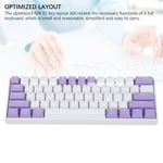 60% Mechanical Keyboard 61 Keys Blue Switch RGB Backlit Wireless 2.4G BT Set