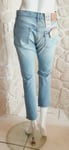 Jeans bleu jambe droite neuf Levi's 501 taille W29-L28 Chiara Ferragni (or2)