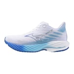 Mizuno Wave Rider 28 Dame 41 - Støtdempende Hvit Løpesko for Hverdagsløping