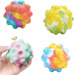 3D Pop It Fidget Sensoriska Leksaker Fidget Boll för Barn