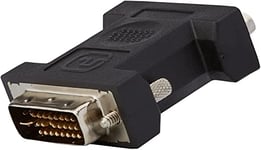 PremiumCord DVI to VGA adapter, DVI-I (24+5) plug - VGA jack (15 pin), nickel-plated, color black, kpdva-1