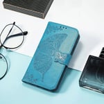 Zte Axon 20 5g lompakkokotelo Butterfly kohokuvioitu Pu-nahkainen Kickstand korttipaikat Flip Folio Cover