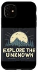 iPhone 11 Explore the Unknown at Night with Cool Forest and Moon Case