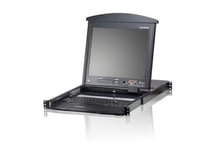 Aten Kl1516am - Kvm-Konsoll Med Kvm-Svitsj - 16 Porter - Ps/2 - 17" - Kan Monteres I Rack - 1280 X 1024 @ 75 Hz - Vga