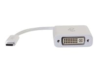 C2G USB C to DVI-D Video Converter - USB Type C to DVI Adapter - White - Adaptateur vidéo externe - USB 3.1 - DisplayPort - blanc