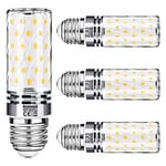 Anmossi Ampoule Led E27 3000k,Ampoule Maïs LED 12W Équivaut à Ampoule Halogène 100W,1200Lm,Blanc Chaud,360 ​​°Angle Faisceau,Non Dimmable,Pas de Scintillement,Ampoule éclairage Led E27,Lot de 4