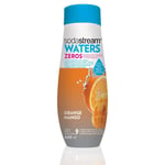 SodaStream Zeros Orange and Mango Syrup, Naturally Flavoured Sparkling Drink Mix