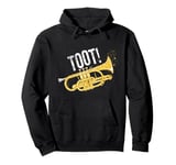 "Toot!" A Brass Band Joke for Cornet Player A Funny Cornet Pullover Hoodie