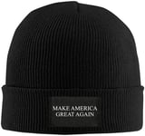 Make America Great Again Warmth Knit Hat Mens Woman's Trendy Casual Cap