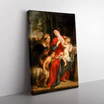 Big Box Art Peter Paul Rubens The Virgin and Child Canvas Wall Art Print Ready to Hang Picture, 76 x 50 cm (30 x 20 Inch), Multi-Coloured