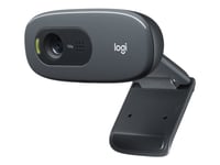 Logitech Hd Webcam C270 - Webbkamera - Färg - 1280 X 720 - Ljud - Usb 2.0