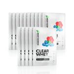 15 x Body Science Clear Whey - Portionspose - 25g - Blueberry Hibiscus