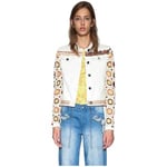 Veste Desigual  Veste Kenya Jeans White 18swed16