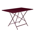 Fermob - Bistro Outdoor Table 117 cm - Black Cherry - Utendørs spisebord - Svart - Metall