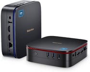 Blackview MP60 Mini PC Noir: Intel Celeron N5095 2.9GHz,Windows 11 Pro home,16Go LPDDR4/512Go SSD Mini Ordinateur de bureau,Wi-Fi 2.4G+5G-(Poids 390g)