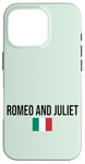 Coque pour iPhone 16 Pro Romeo and Juliet Love Illustration Novelty Graphic Designs