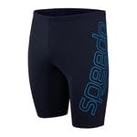 Speedo Boom Logo Placement Jammers de natation Homme, Bleu Marine/Bleu, XXS