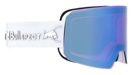 Red Bull Spect Eyewear REIGN-03 Ski Goggle Herren, White/Light Blue Snow, Purple with Light Blue Mirror, L