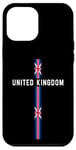 iPhone 12 Pro Max Vertical UK Flag, text “UNITED KINGDOM” in capital letters Case