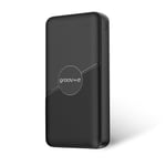 Groov-e Power Bank 20000 - Portable Phone Charger Power Bank for Smartphone, Android, & iPhone - 20000mAh Power Bank Fast Charging - USB-A & USB-C Output, USB-C & Micro-USB Input - Pre-Charged