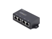 Startech.Com Gigabit Midspan Poe+-Injektor För 2 Portar, 10/100/1 000 Mbps, Poe+ (802.3Af/At), 30 W, 1 Gbps Ethernet, Väggmonterbar, Ohanterad Trådbunden Power Over Ethernet, Gigabit Ethernet, Snabb Ethernet, 10,1000,100 Mbit/S, 10/100/1000, Ieee 80